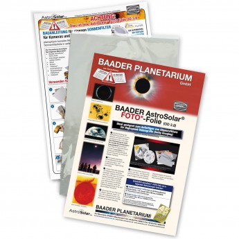 Пленка BAADER ASTROSOLAR FOTO (20х29 см) Пленка BAADER ASTROSOLAR FOTO (20х29 см)